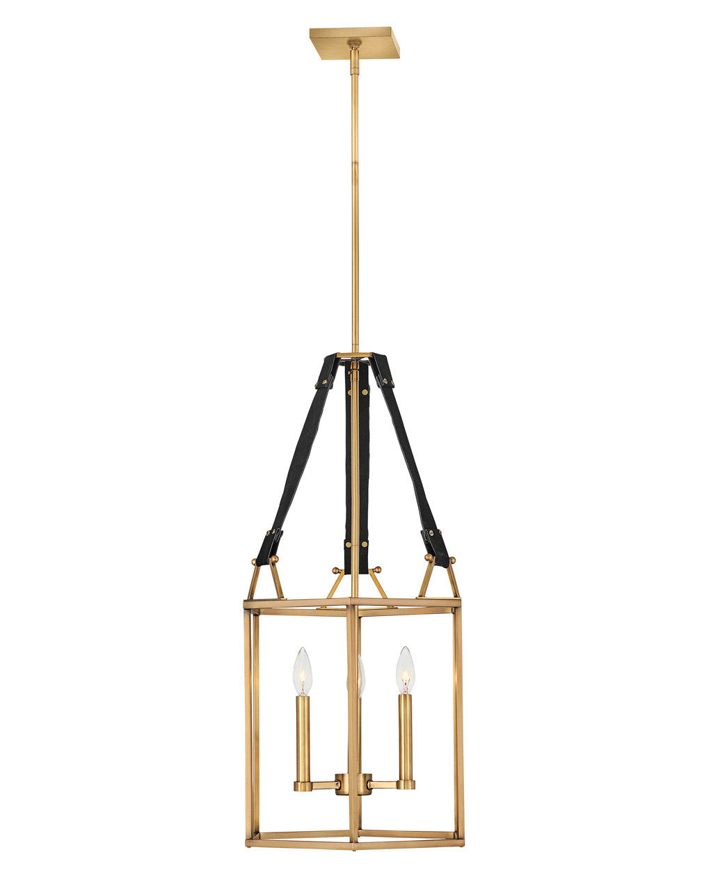 Hinkley Lighting Monroe Small Open Frame Heritage Brass 34204HBR