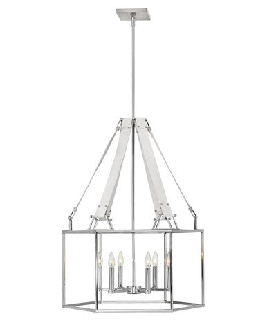 Hinkley Lighting Monroe Medium Open Frame Polished Nickel 34206PNI