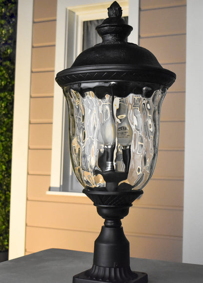 Maxim Carriage House DC 1-LT Outdoor Pole/Post Lantern in Oriental Bronze 3426WGOB