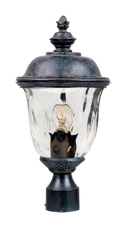 Maxim Carriage House DC 1-LT Outdoor Pole/Post Lantern in Oriental Bronze 3426WGOB