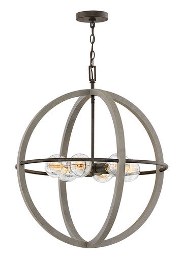 Hinkley Lighting Bodie Medium Orb Dark Cement 3426DC