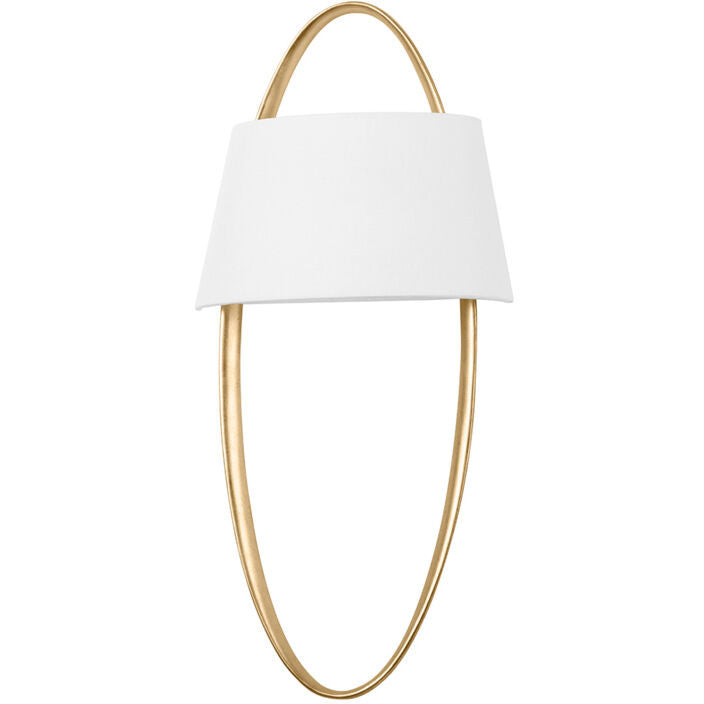 Corbett Lighting DUBAI Wall Sconce in Vintage Gold Leaf 343-01-VGL