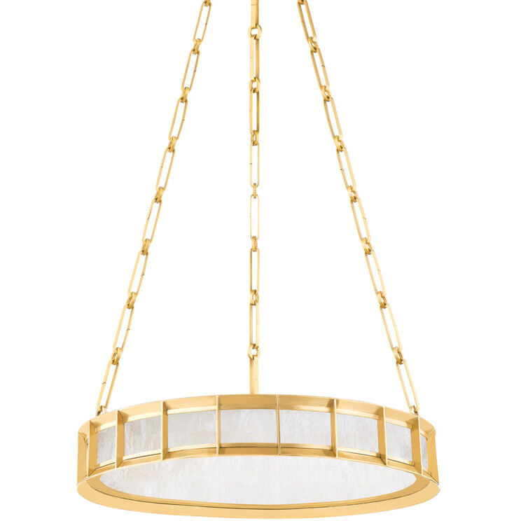 Corbett Lighting LEDA Chandelier in Vintage Brass 346-20-VB