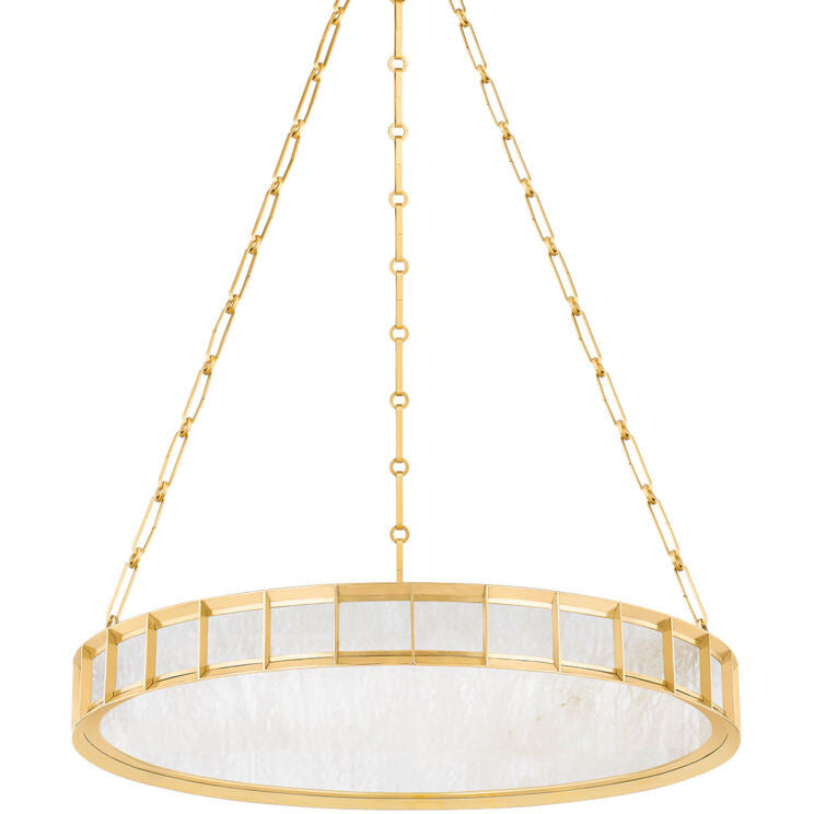 Corbett Lighting LEDA Chandelier in Vintage Brass 346-30-VB