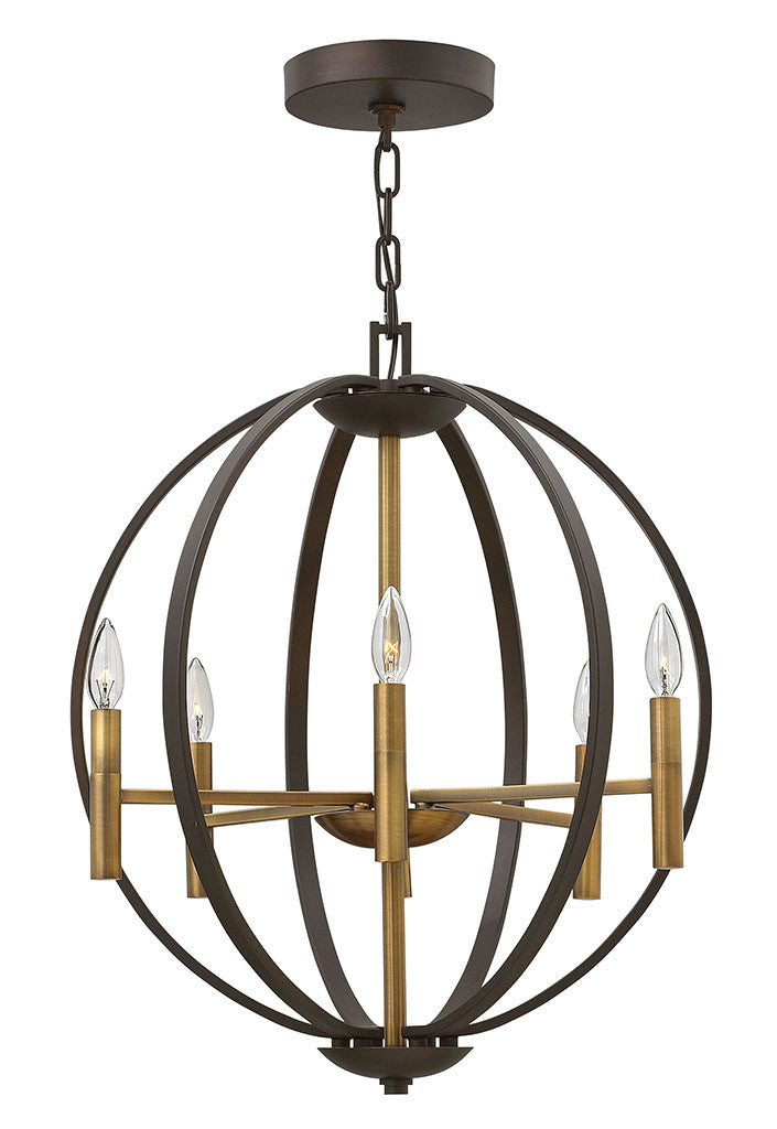 Hinkley Lighting Euclid Medium Orb Spanish Bronze 3466SB