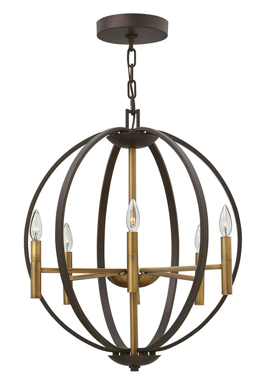 Hinkley Lighting Euclid Medium Orb Spanish Bronze 3466SB