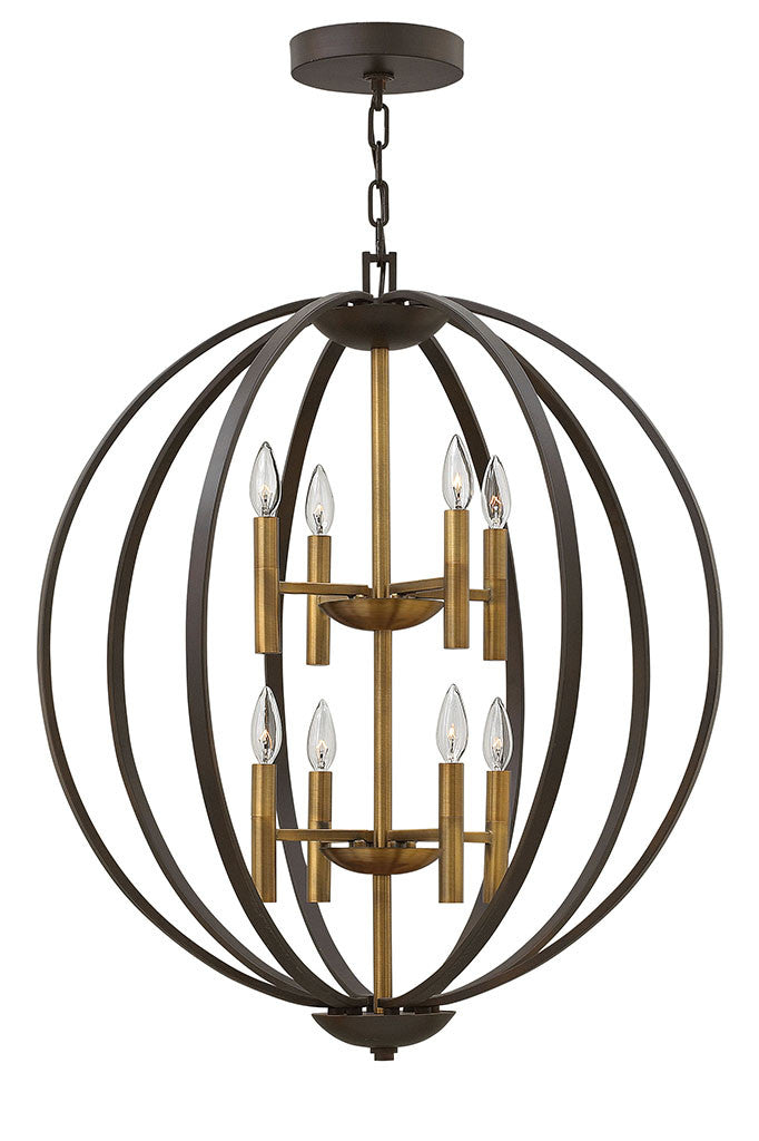 Hinkley Lighting Euclid Large Two Tier Orb Spanish Bronze 3468SB