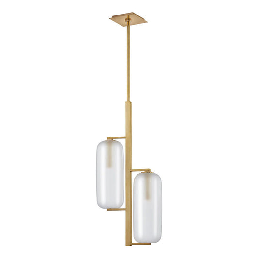 Hudson Valley Lighting Pebble Pendant in Aged Brass 3472-AGB