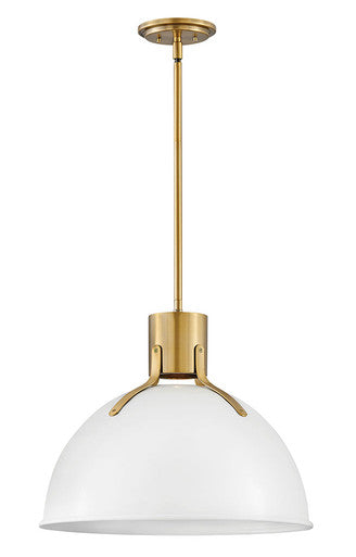 Hinkley Lighting Argo Medium Pendant Polished White 3483PT