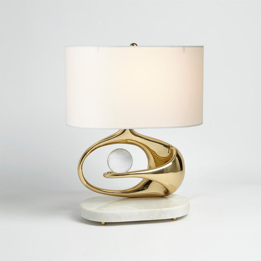 Global Views Orbit Lamp Brass 9.93391