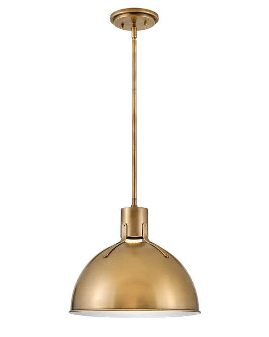 Hinkley Lighting Argo Small Pendant Heritage Brass 3487HB