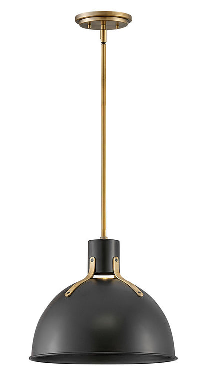 Hinkley Lighting Argo Small Pendant Satin Black 3487SK