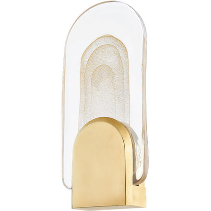 Corbett Lighting MORGANITE Wall Sconce in Vintage Brass 349-01-VB