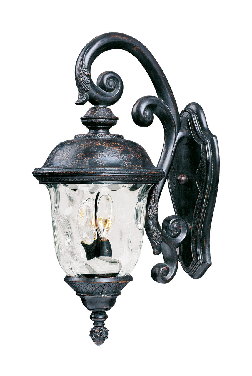 Maxim Carriage House DC 3-Light Outdoor Wall Lantern in Oriental Bronze 3497WGOB