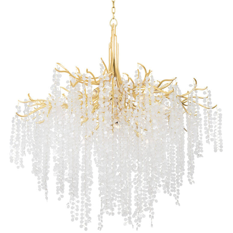 Corbett Lighting GENOA Chandelier in Gold Leaf 350-49-GL