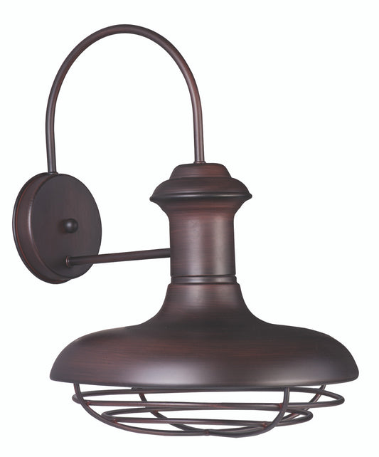 Maxim Wharf 1-Light Outdoor Wall Lantern in Oriental Bronze 35013OB