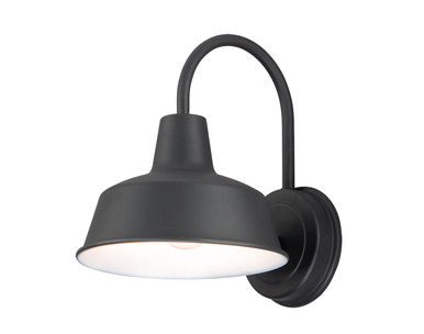 Maxim Pier M 1-Light Outdoor Wall Sconce in Black 35015BK