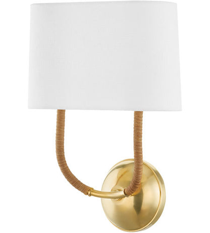 Hudson Valley Lighting Webson 2 Light Sconce in Aged Brass 3502-AGB