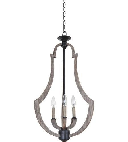 Craftmade 3 Light Entry in Weathered Pine 35133-WP