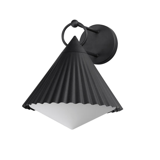 Maxim Odette 14" Wall Sconce in Black 35136WTBK