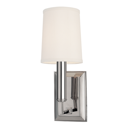 Hudson Valley Lighting Clinton Wall Sconce in Polished Nickel 811-PN