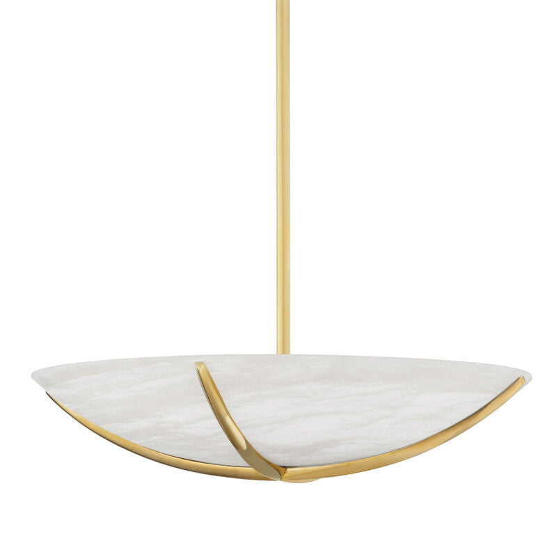 Hudson Valley Lighting Wheatley Pendant in Aged Brass 3522-AGB