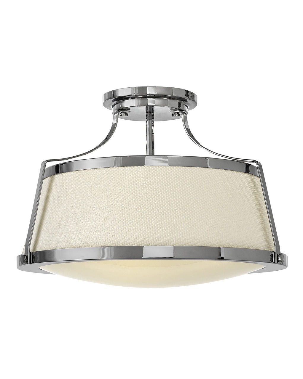 Hinkley Lighting Charlotte Large Semi-Flush Mount Chrome 3522CM