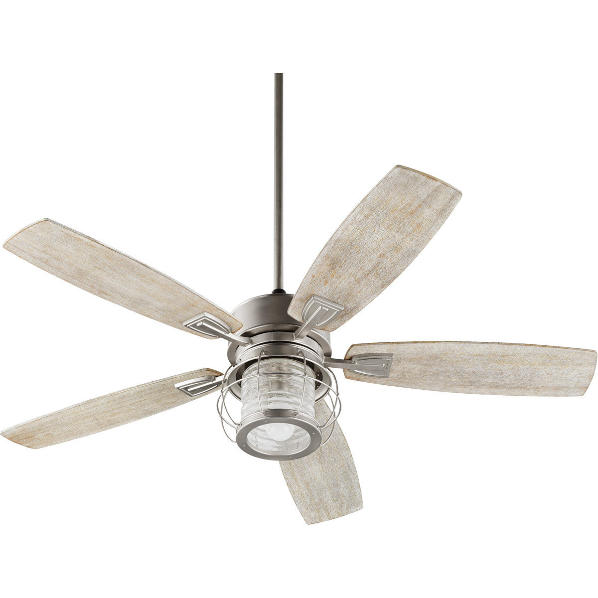 Quorum Galveston Ceiling Fan in Satin Nickel 3525-65