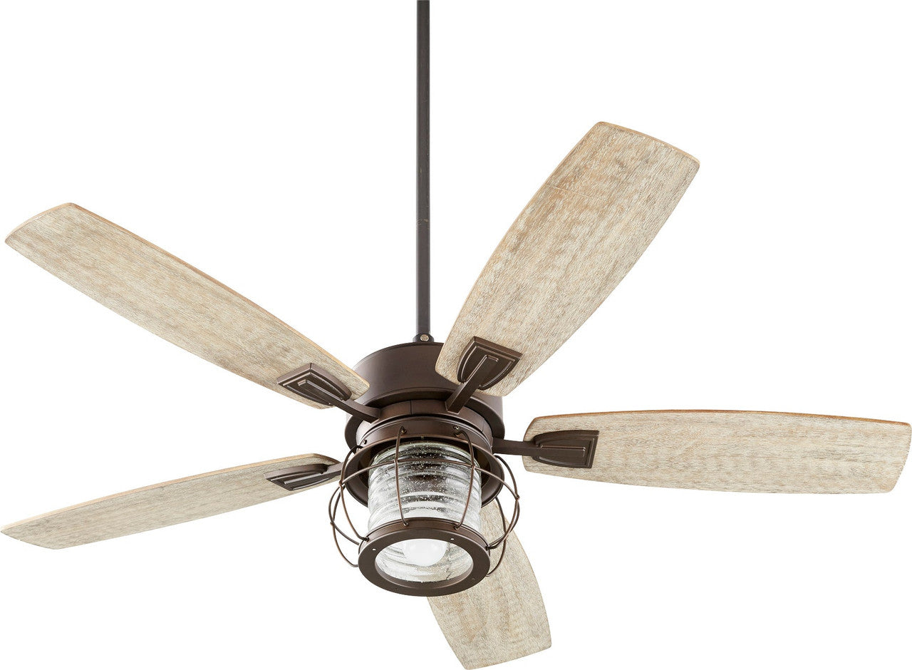 Quorum Galveston Ceiling Fan in Oiled Bronze 3525-86