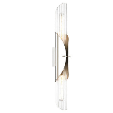 Hudson Valley Lighting Lefferts Wall Sconce in Polished Nickel 3526-PN