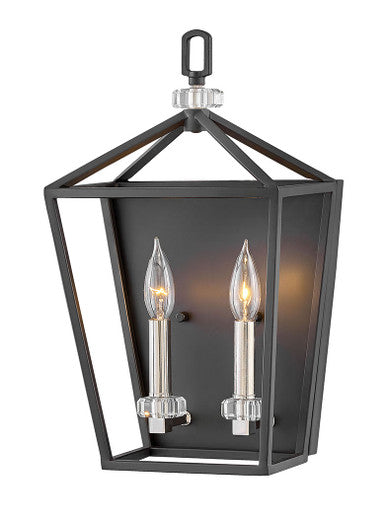 Hinkley Lighting Stinson Two Light Sconce Black 3532BK