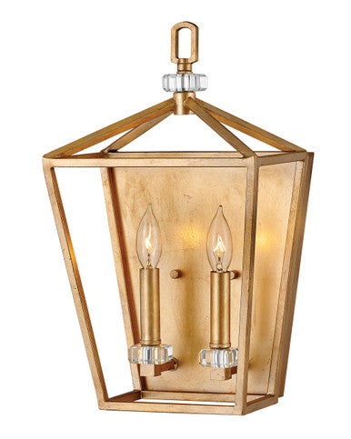 Hinkley Lighting Stinson Two Light Sconce Distressed Brass 3532DA