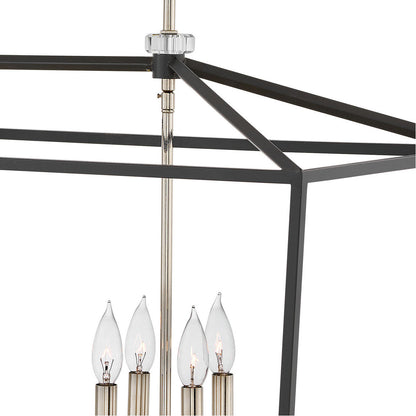 Hinkley Lighting Stinson Eight Light Linear Black 3534BK