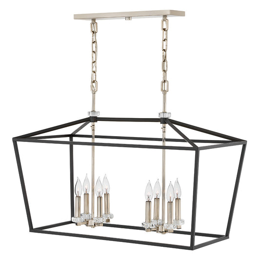 Hinkley Lighting Stinson Eight Light Linear Black 3534BK