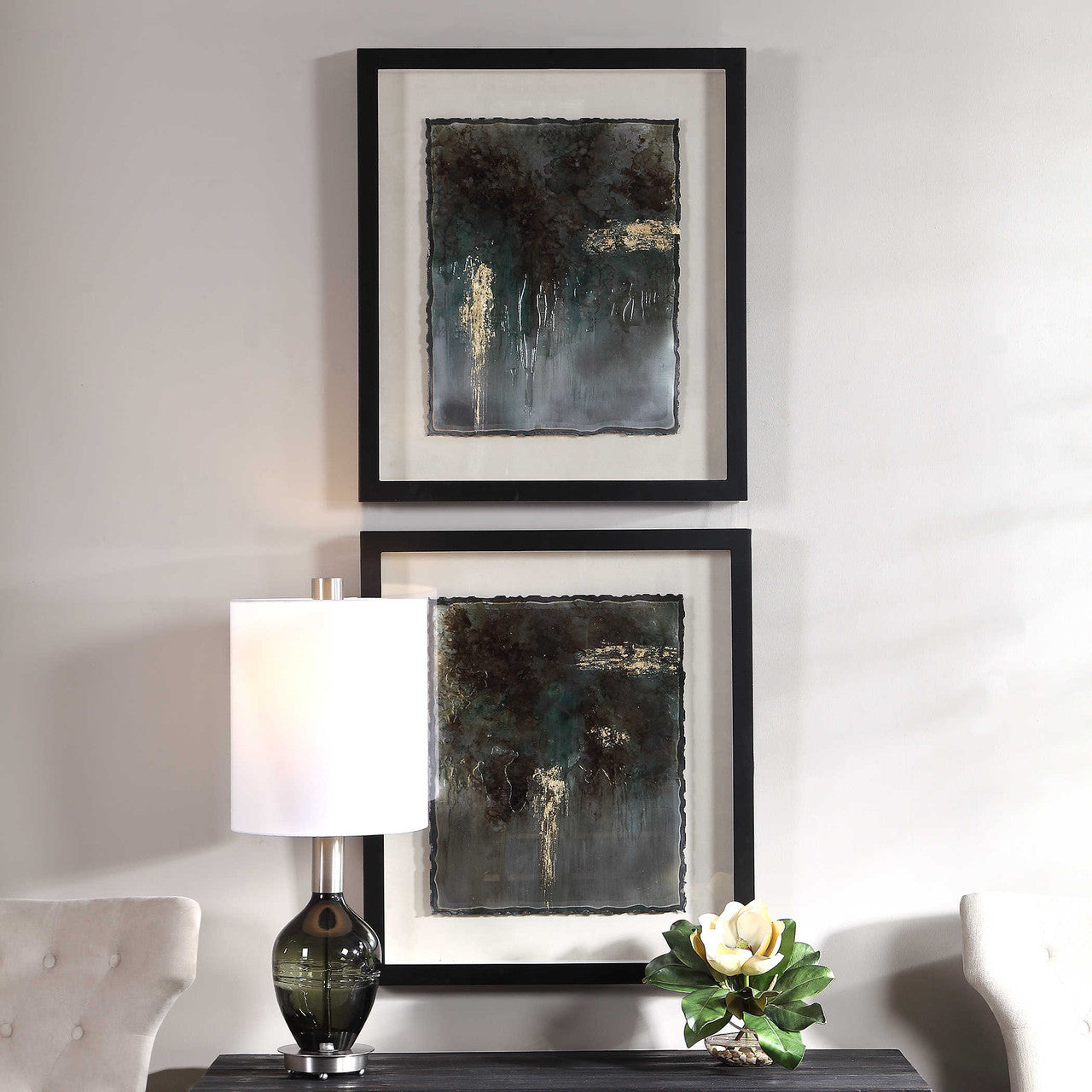 Uttermost Rustic Patina Framed Prints, Set/2 35366