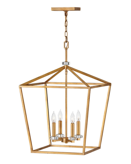 Hinkley Lighting Stinson Large Open Frame Distressed Brass 3536DA