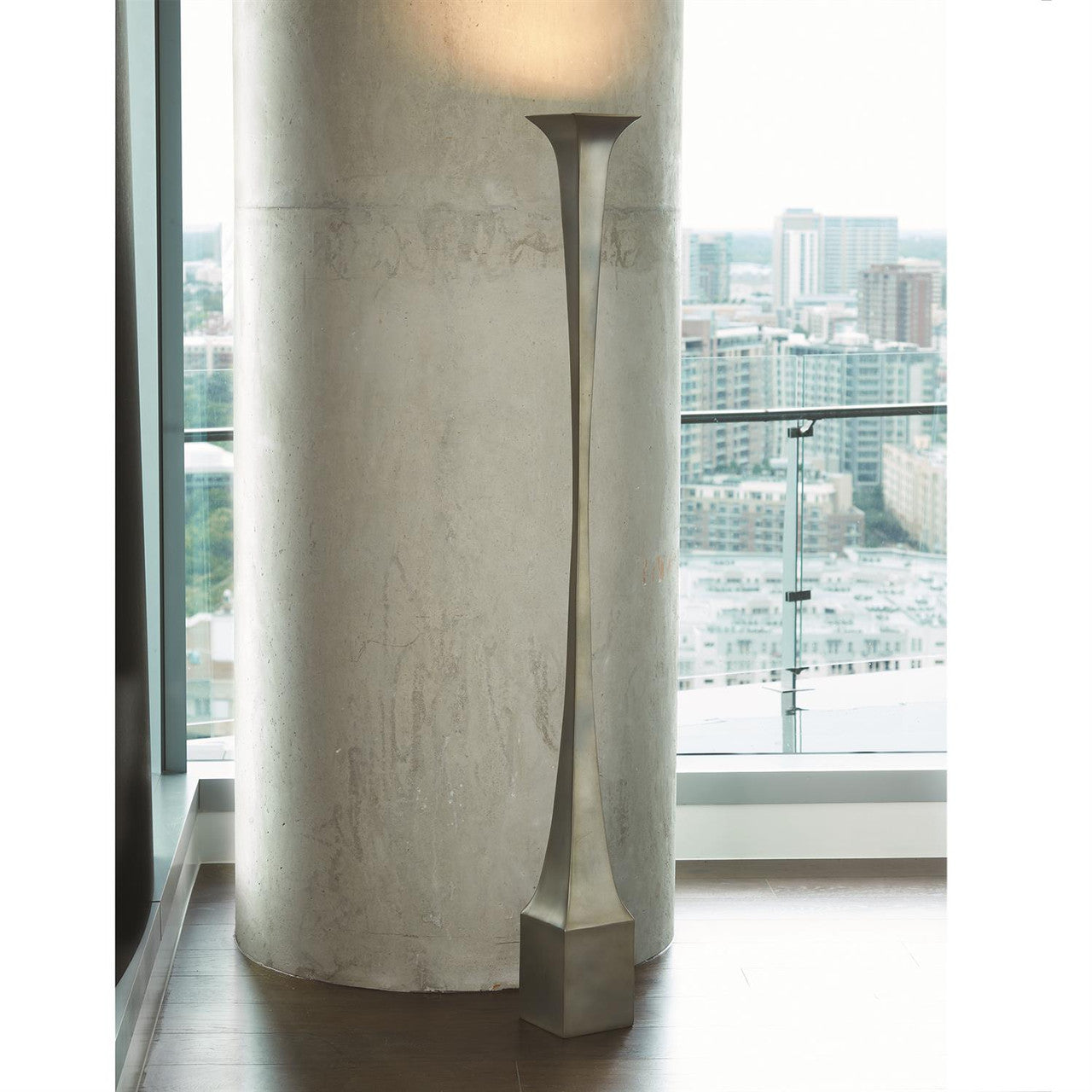 Global Views Giac Torchiere White Bronze FDS9.90049