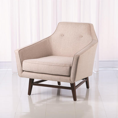 Global Views Studio A Home Edward Lounge Chair-Muslin 7.20210-MUSLIN