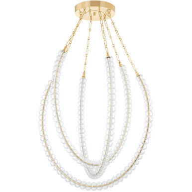 Corbett Lighting CELESTE Chandelier in Vintage Brass 355-48-VB