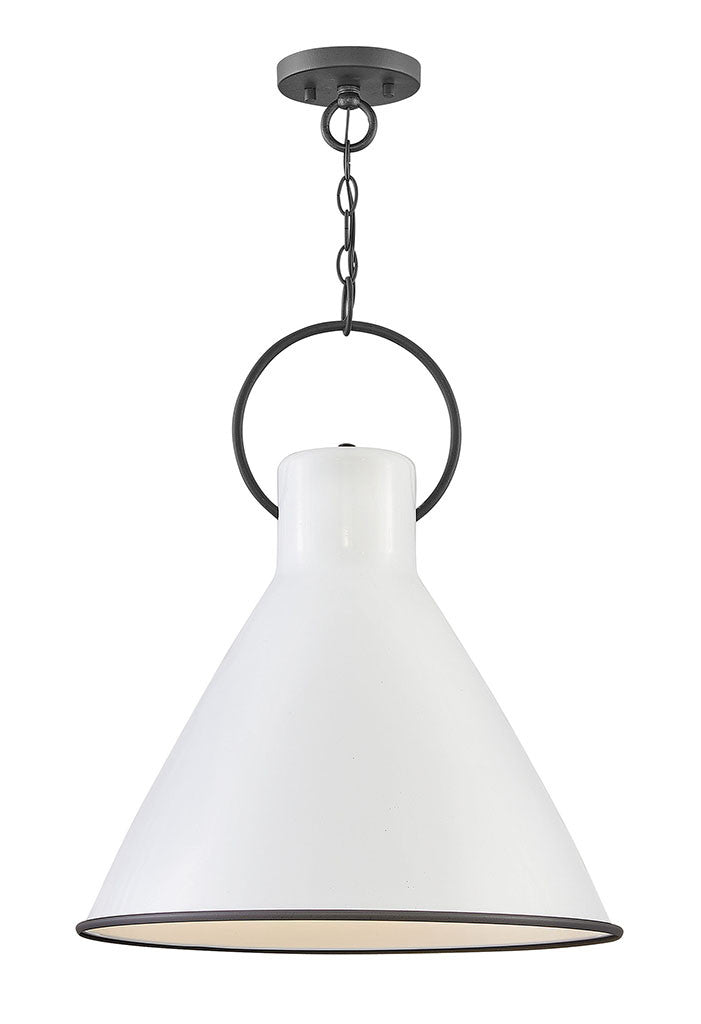 Hinkley Lighting Winnie Medium Pendant Polished White 3555PT