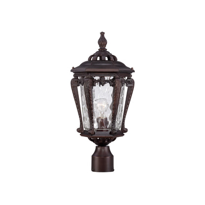 Acclaim Lighting Stratford 1-Light Architectural Bronze Post Mount Light in Architectural Bronze 3557ABZ