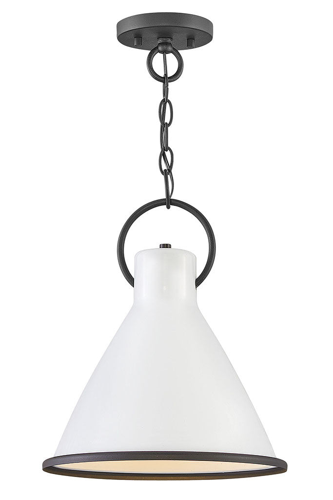 Hinkley Lighting Winnie Small Pendant Polished White 3557PT