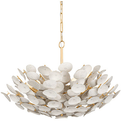 Corbett Lighting AIMI Chandelier in Vintage Gold Leaf 356-32-VGL