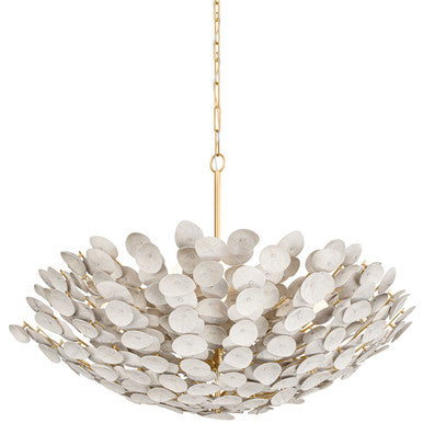 Corbett Lighting AIMI Chandelier in Vintage Gold Leaf 356-49-VGL