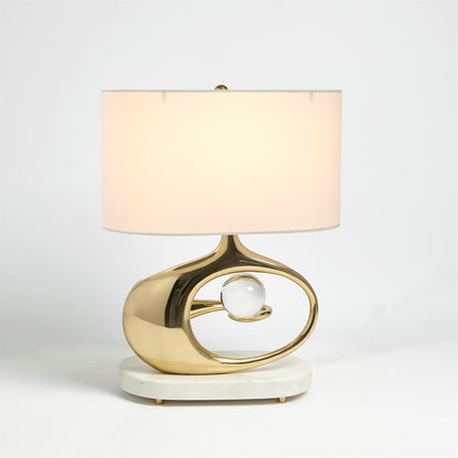 Global Views Orbit Lamp Brass 9.93391