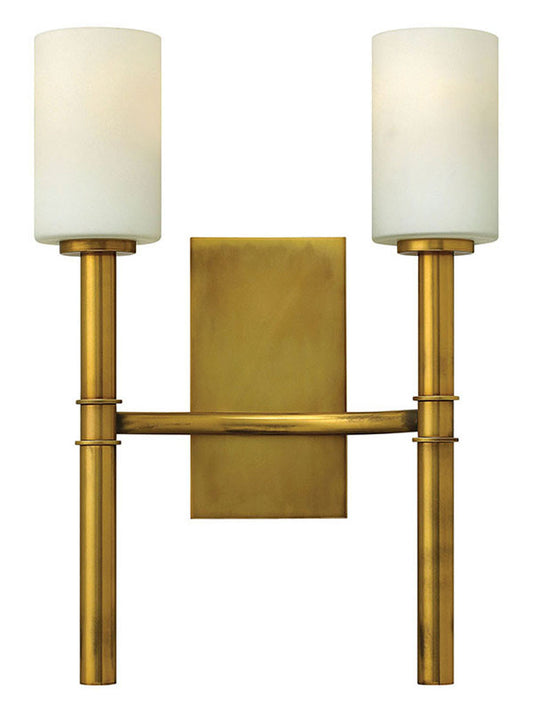 Hinkley Lighting Margeaux Two Light Sconce Vintage Brass 3582VS