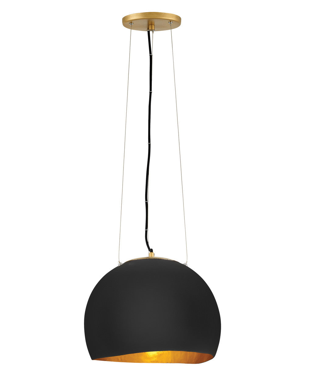 Hinkley Lighting Nula Medium Pendant Shell Black 35904SHB