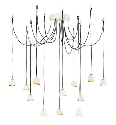 Hinkley Lighting Nula Large Multi Tier Shell White 35908SHW