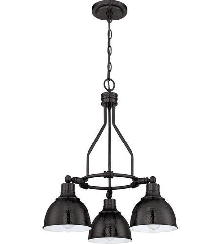 Craftmade 3 Light Down Chandelier in Aged Bronze Brushed 35923-ABZ