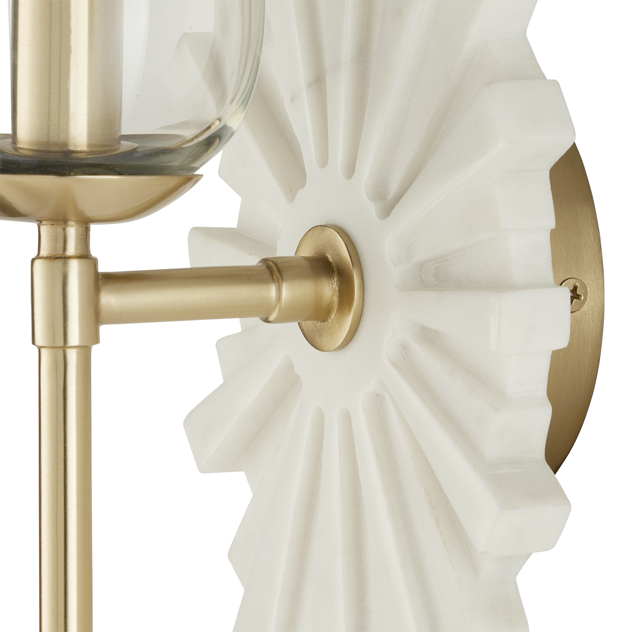 Currey & Co. Benthos White Wall Sconce 5800-0026